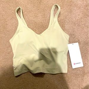 Lululemon size 6 align tank never worn tags attached light green